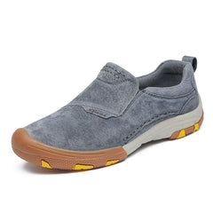 Mocasines ortopédicos de marcha para hombre, Gris