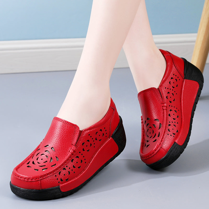 Mocasines ortopédicos transpirables para mujer