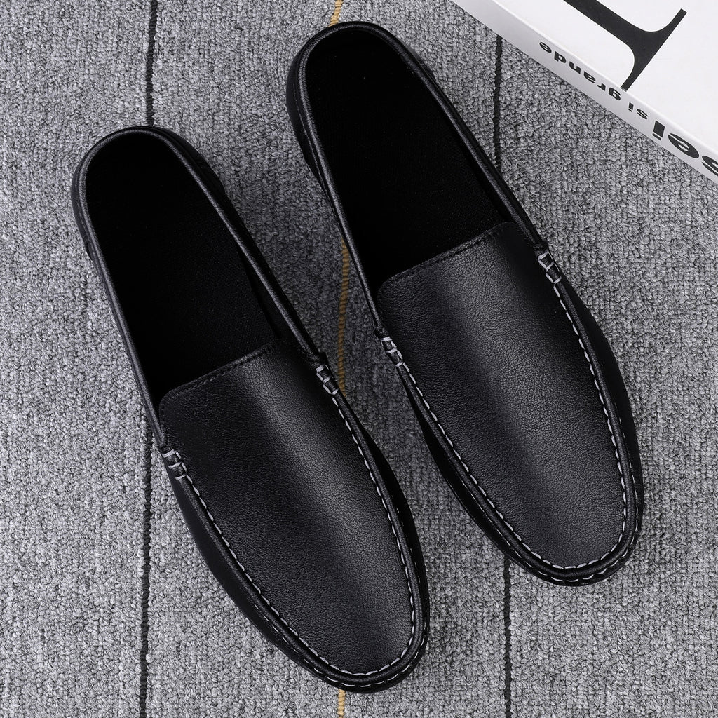 Mocasines de cuero sintético ultraligeros para hombre