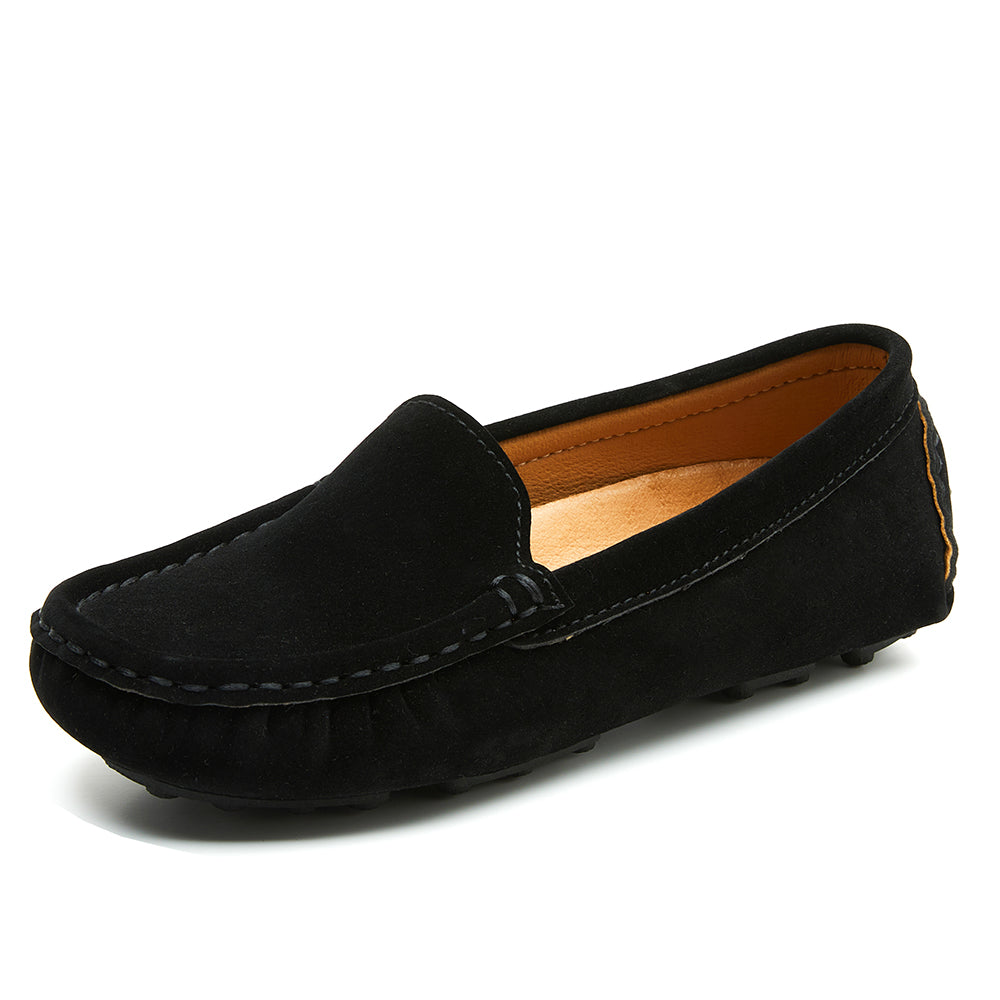 Mocasines de ante con tira para niño