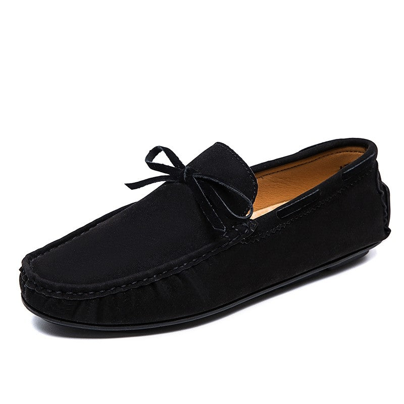 Mocasines náuticos sin cordones efecto ante coloridos para hombre