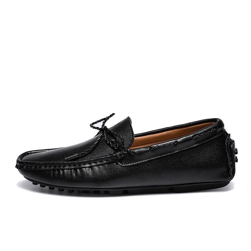 Mocasines náuticos estilo vintage efecto cuero para hombre