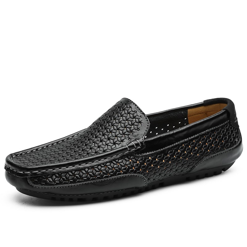 Mocasines de verano en cuero sintético para hombre