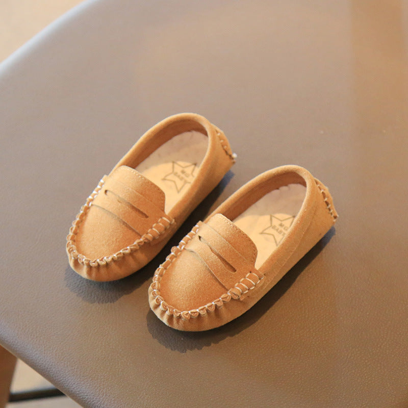 Mocasines de ante para niños