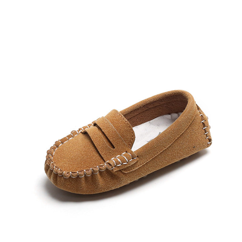 Mocasines de ante para niños