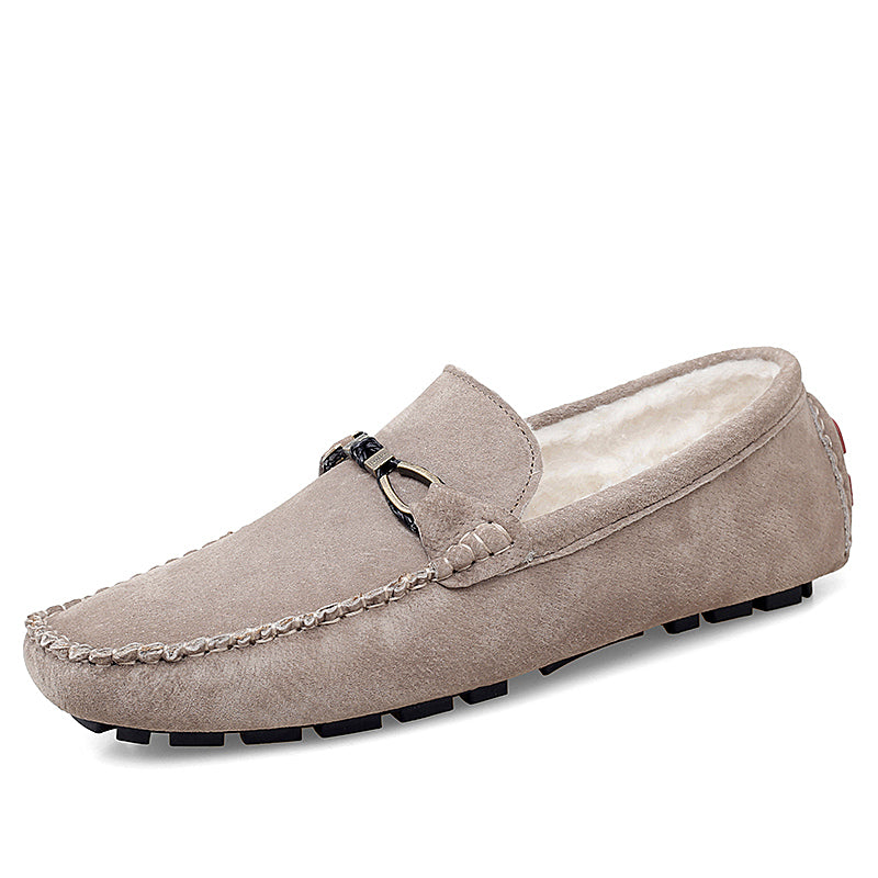 Mocasines de ante sintético informales para hombre