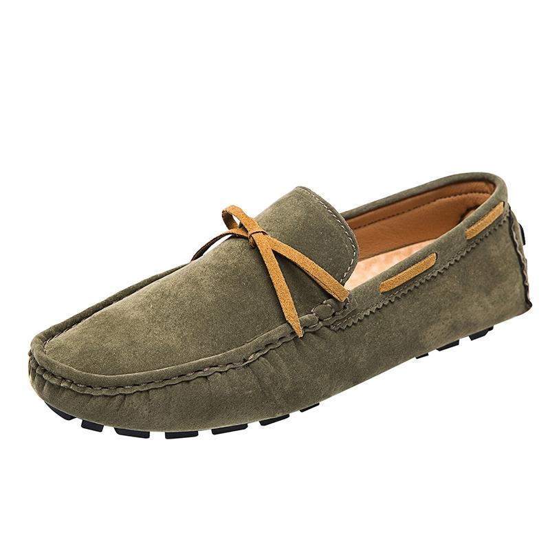 Mocasines ligeros de ante sintético para hombre