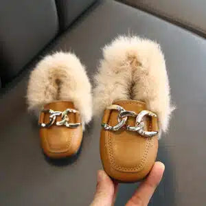 Mocasines forrados para niña