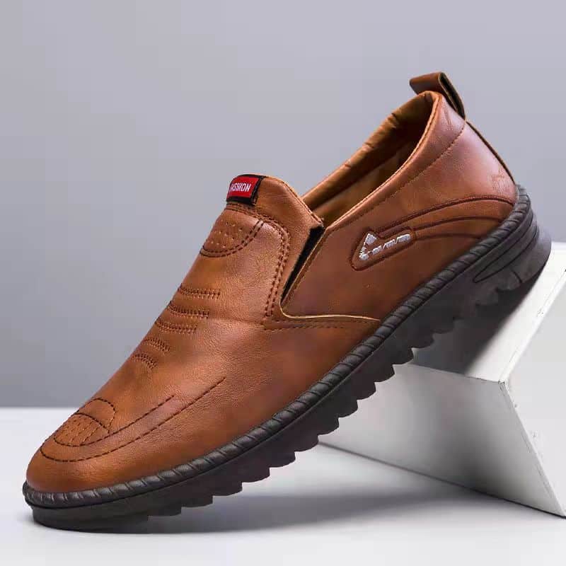 Mocasines ortopédicos de suela gruesa para hombre