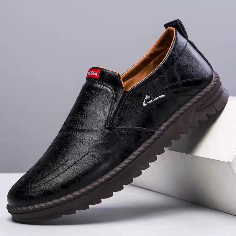 Mocasines ortopédicos de suela gruesa para hombre