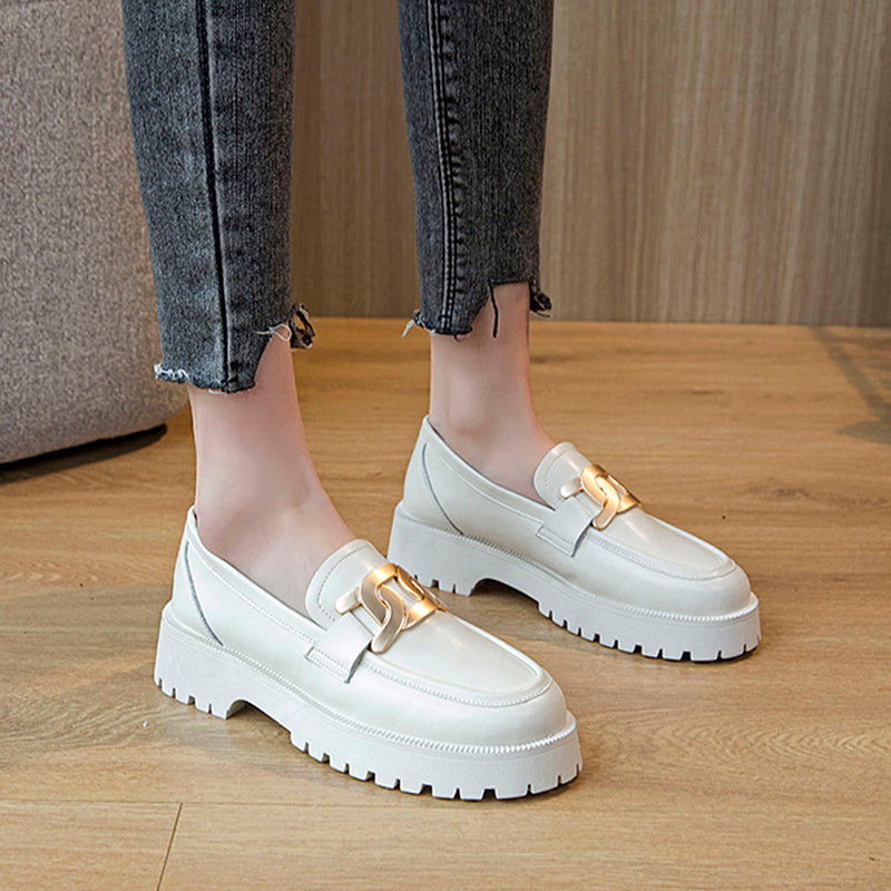 Mocasines sofisticados con plataforma para mujer