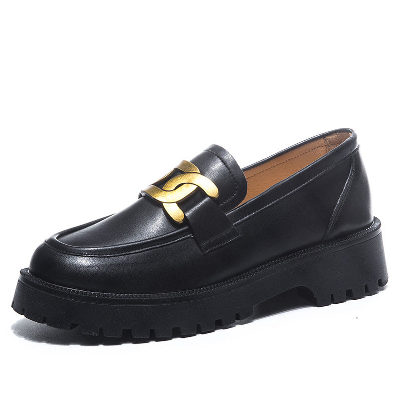 Mocasines sofisticados con plataforma para mujer