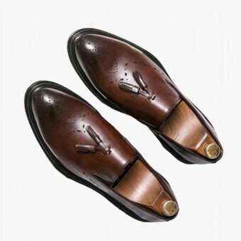 Mocasines clásicos con borlas para hombre