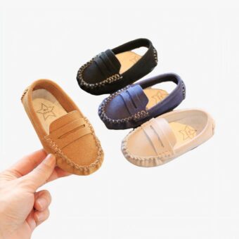 Mocasines de ante para niños