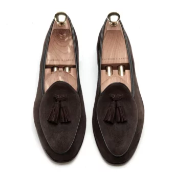 Mocasines de ante con borlas para hombre